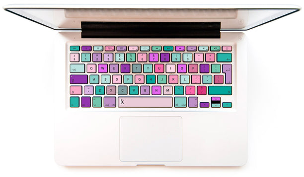 Colorful Art MacBook Keyboard Stickers decals key overlays