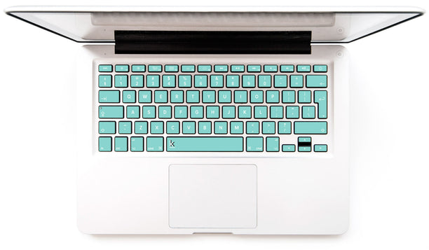 Fresh Mint MacBook Keyboard Stickers decals key overlays