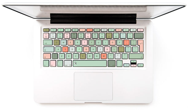 50 Shades of Autumn MacBook Keyboard Stickers Decal at Keyshorts.com