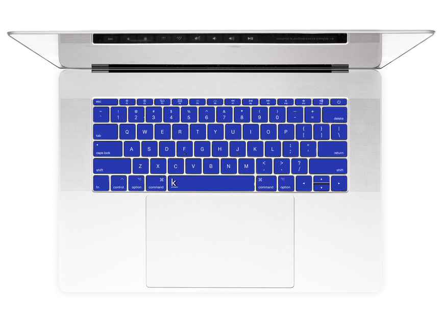 Electric Blue MacBook Keyboard Stickers alternate
