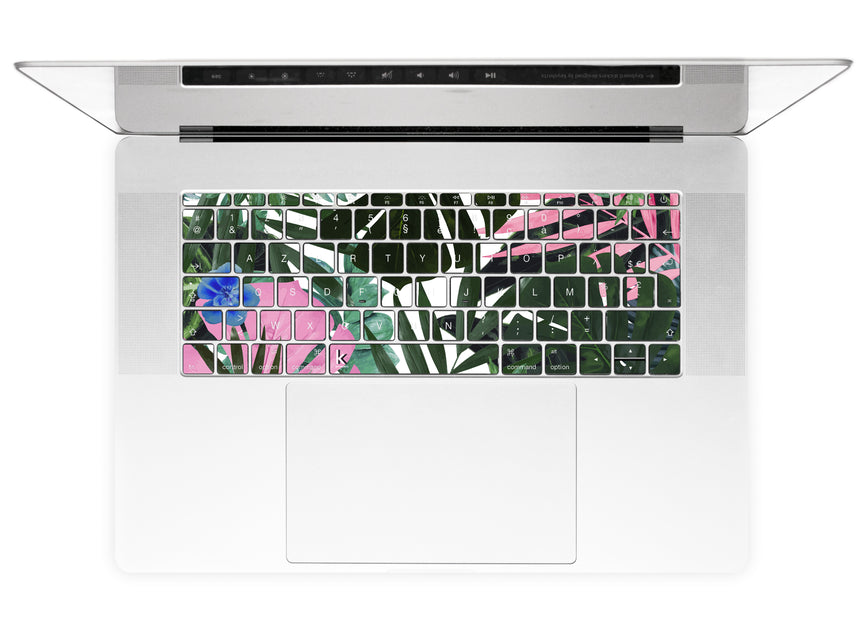Jungle Times MacBook Keyboard Stickers alternate French