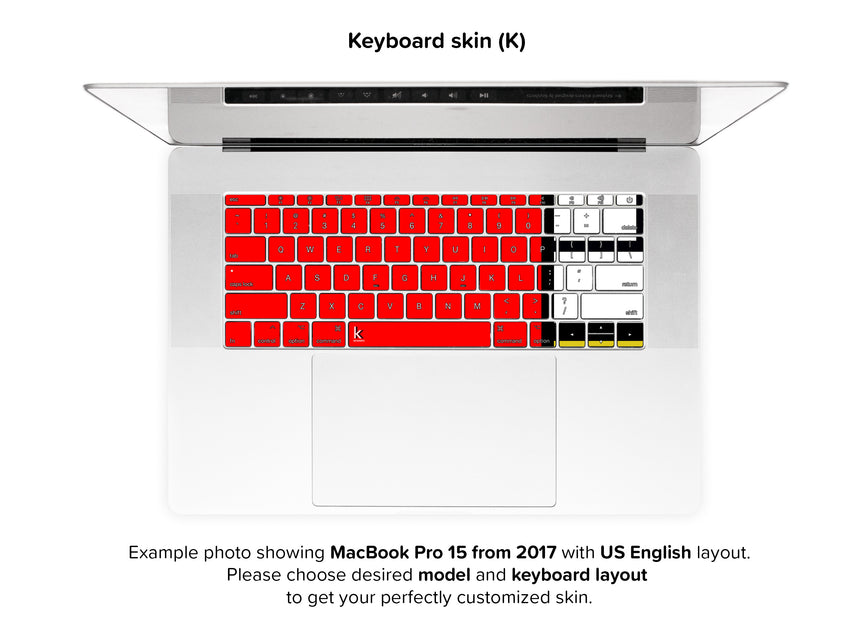 Modernist Dream MacBook Skin - keyboard stickers
