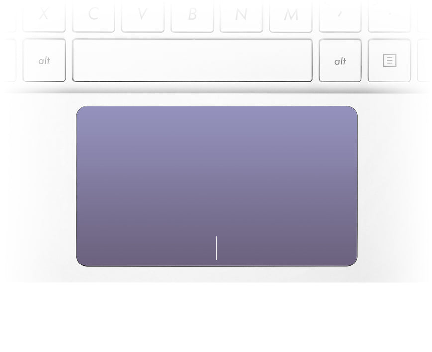 Orchid Gray Laptop Trackpad Sticker