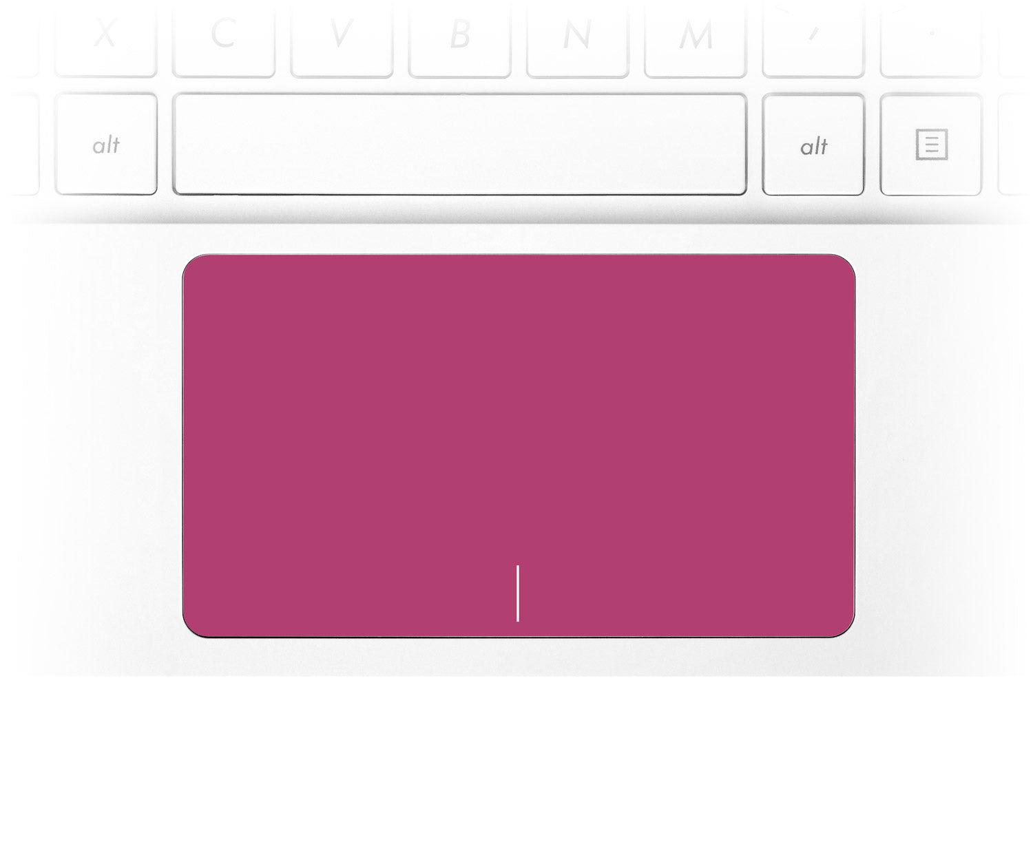 Raspberry color trackpad sticker for laptop