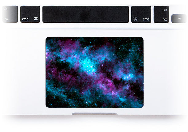 Sleepy Galaxy MacBook Trackpad Sticker at Keyshorts.com