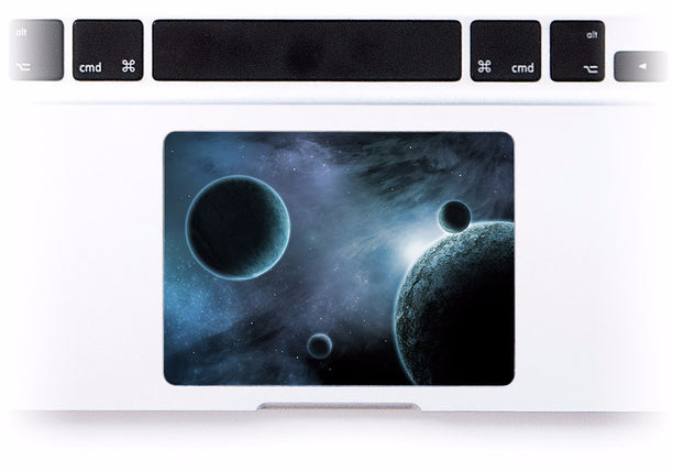 Space Odyssey in Blue MacBook Trackpad Sticker at Keyshorts.com