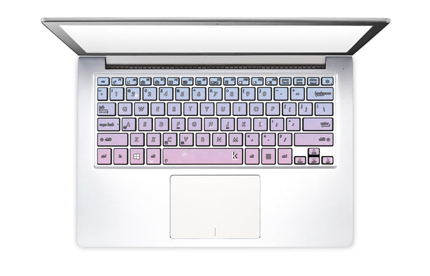 Unicorn Sky Laptop Keyboard Stickers