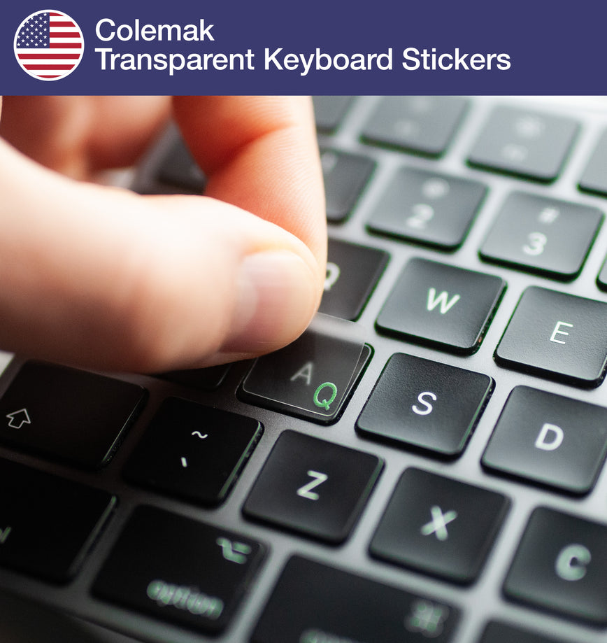 Colemak Transparent Keyboard Stickers