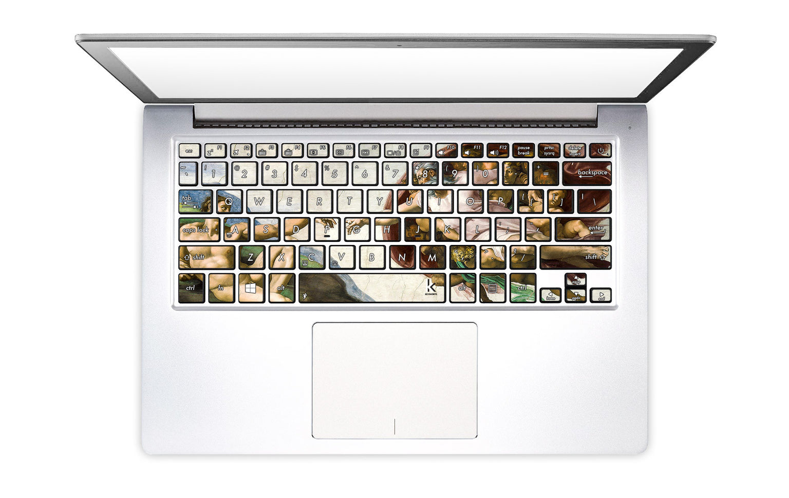 Creation of Adam Laptop Keyboard Stickers decals key overlays