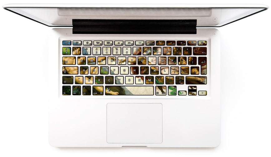 Creation of Adam MacBook Keyboard Stickers decals key overlays