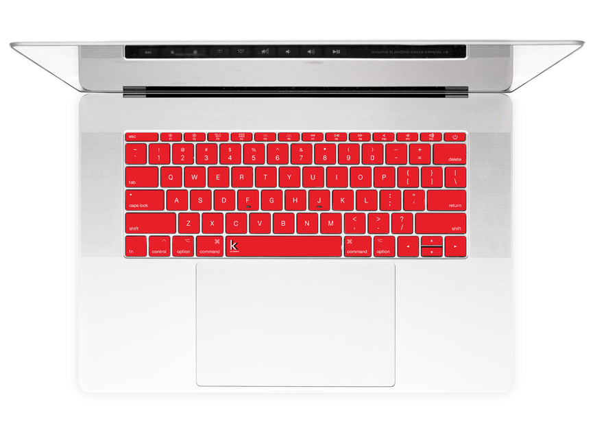 Devil Red MacBook Keyboard Stickers decals key overlays