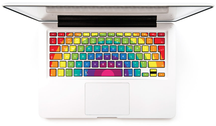 Fairytale Rainbow MacBook Keyboard Stickers decals key overlays