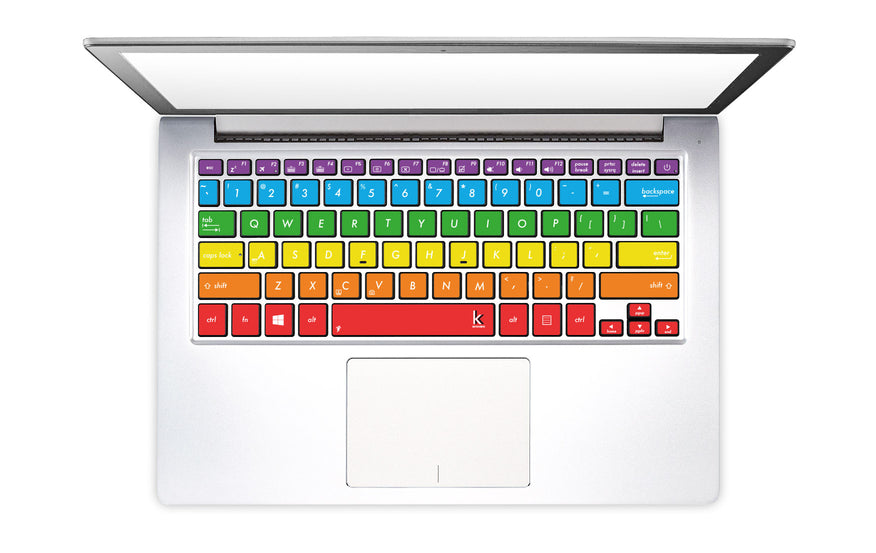 Red Keyboard Stickers for Any Laptop • Keyshorts