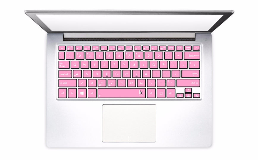 Sticker Keys Pink Light Pink Laptop Keyboard Stickers • Keyshorts