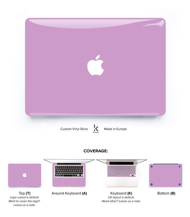 Light Purple MacBook Skin