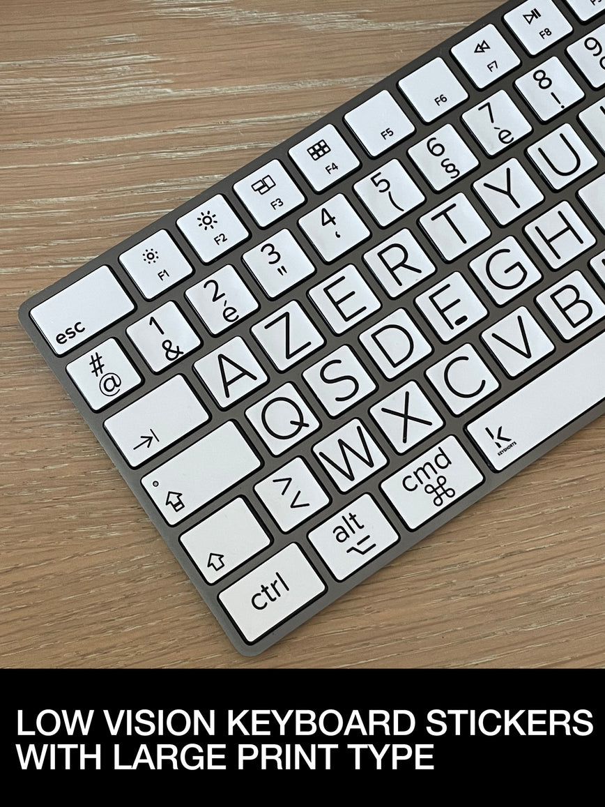 Large Letters Keyboard Stickers for Better Vision Access | Keyshorts