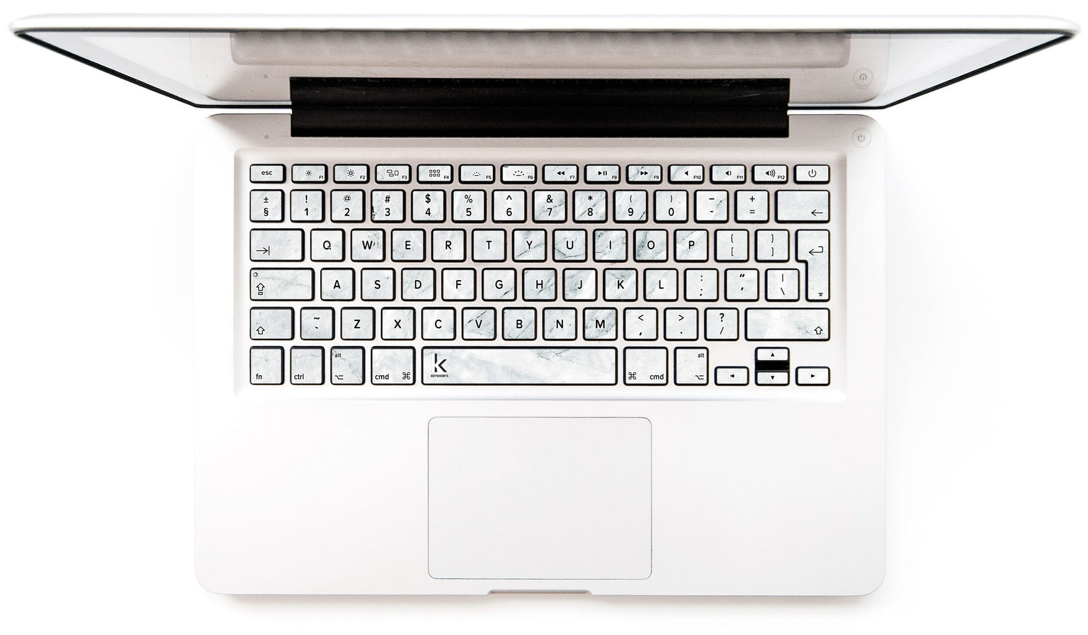 March Marble MacBook Keyboard Stickers
