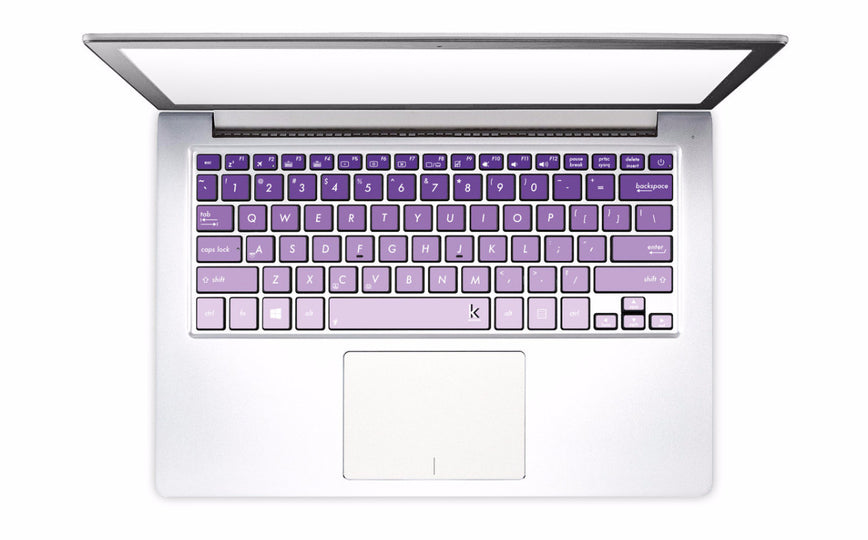 Purple Ombre Laptop Keyboard Stickers keyboard decals key overlays keyboard skin