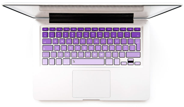 Purple Ombre MacBook Keyboard Stickers keyboard decals key overlays