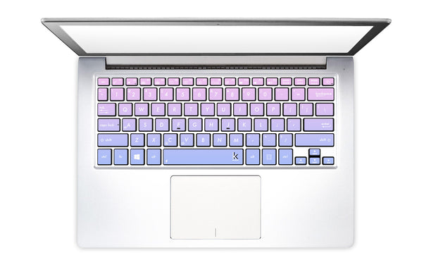 Purple Pink Ombre Laptop Keyboard Stickers decals