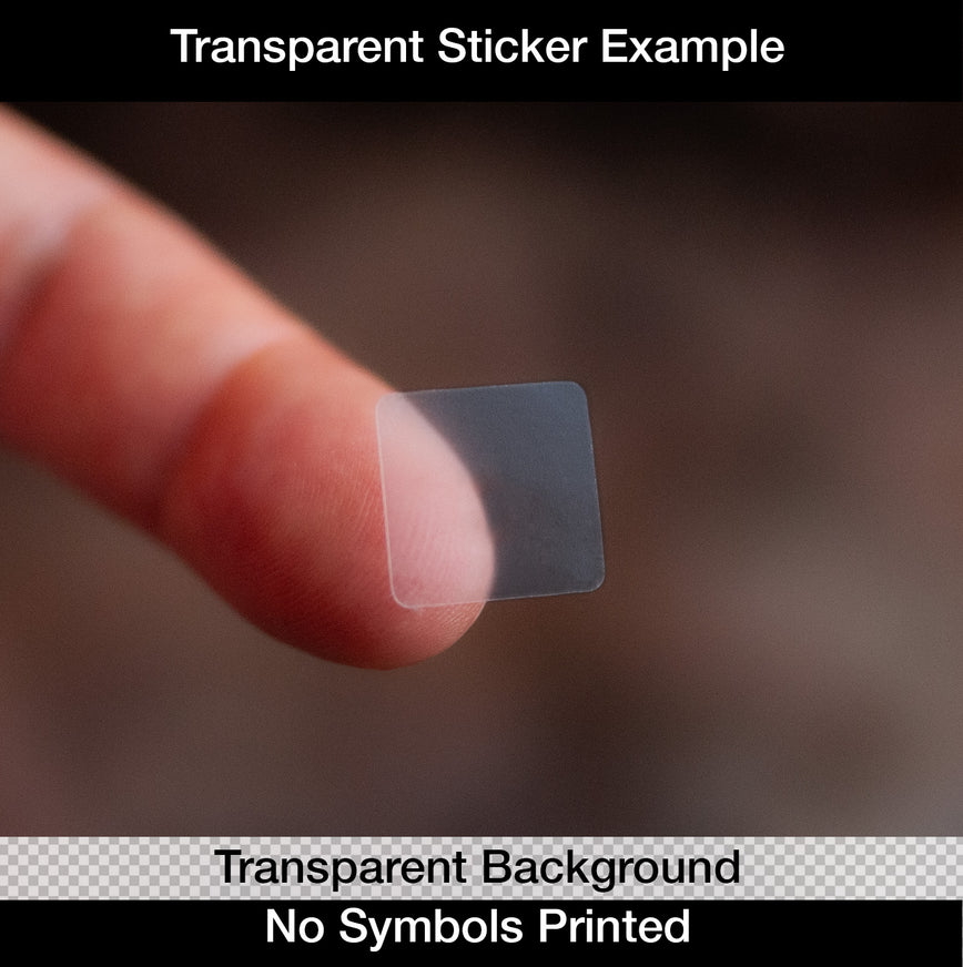 Repair & Protect Keyboard Stickers - transparent sticker