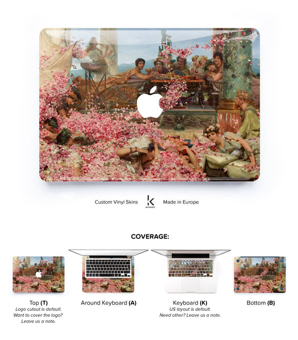Roses of Heliogabalus MacBook Skin