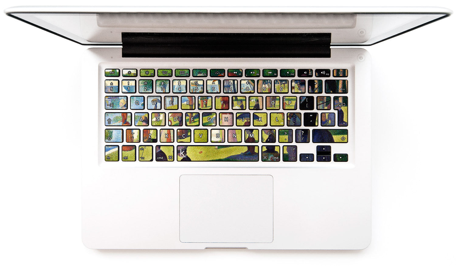 Seurat Sunday on La Grande Jatte MacBook Keyboard Stickers decals key overlays keyboard skin