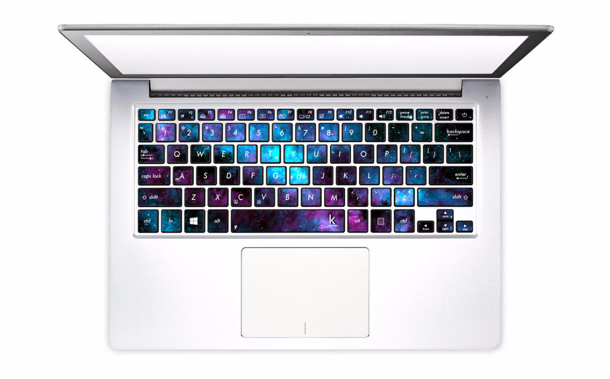 Galaxy Computer Keyboard Image Sleepy Galaxy Laptop Keyboard Stickers • Keyshorts
