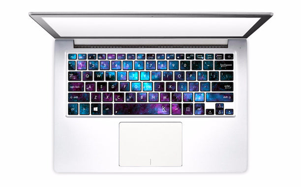 Sleepy Galaxy Laptop Keyboard Stickers decals