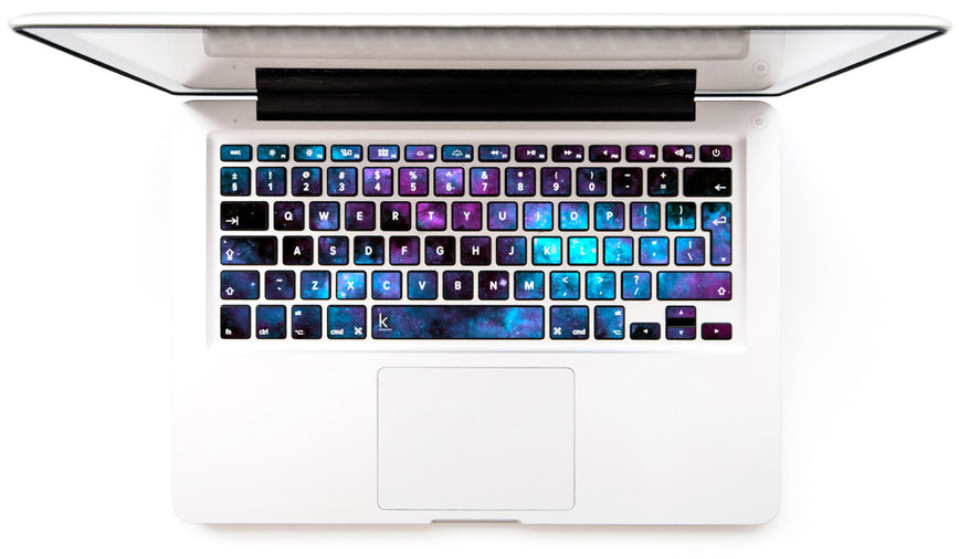 Sleepy Galaxy MacBook Keyboard Stickers decals 2