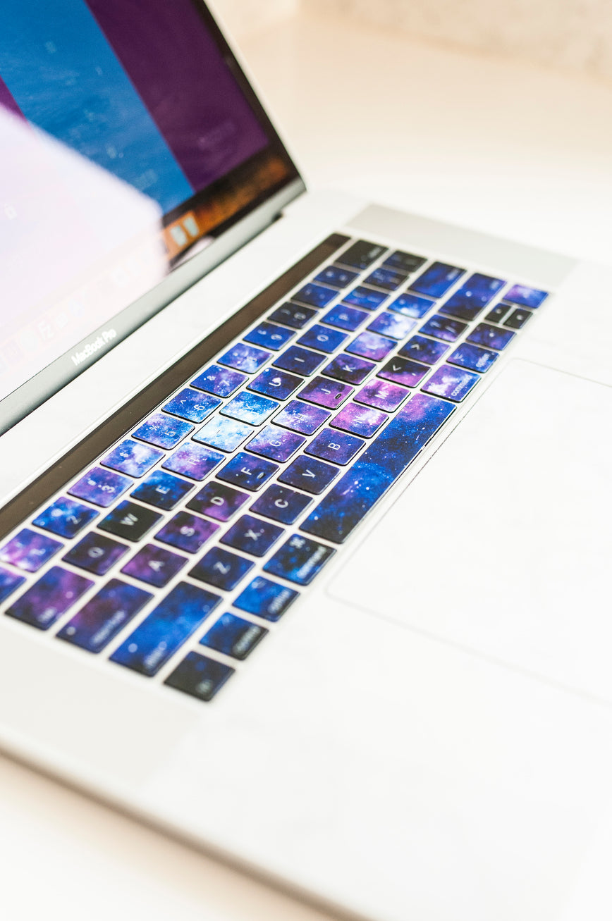 Stardust MacBook Keyboard Stickers | Keyshorts
