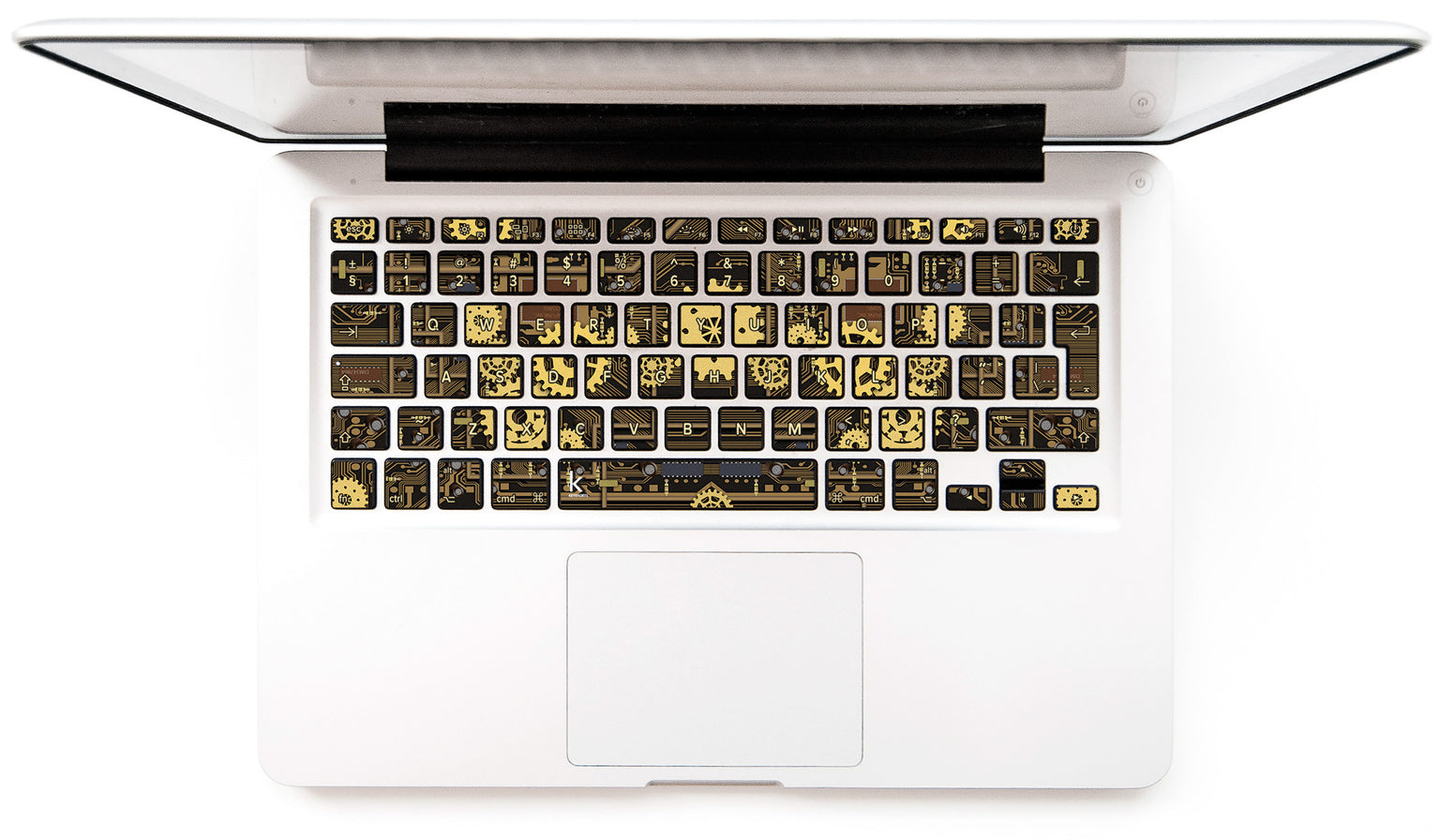 Steampunk MacBook Keyboard Stickers