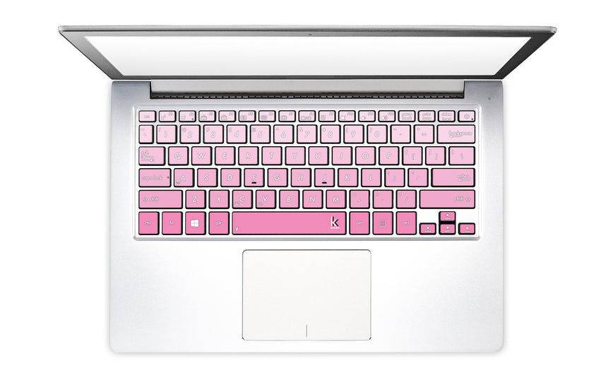 Sweet Pink Ombre Laptop Keyboard Stickers decals