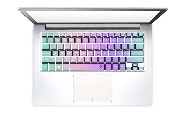 Kawaii Ombre Laptop Keyboard Stickers