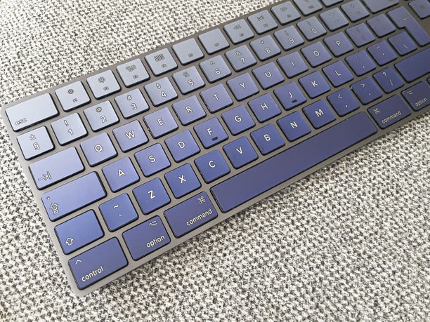 Metallic Sky Ombre MacBook Keyboard Stickers decals key overlays