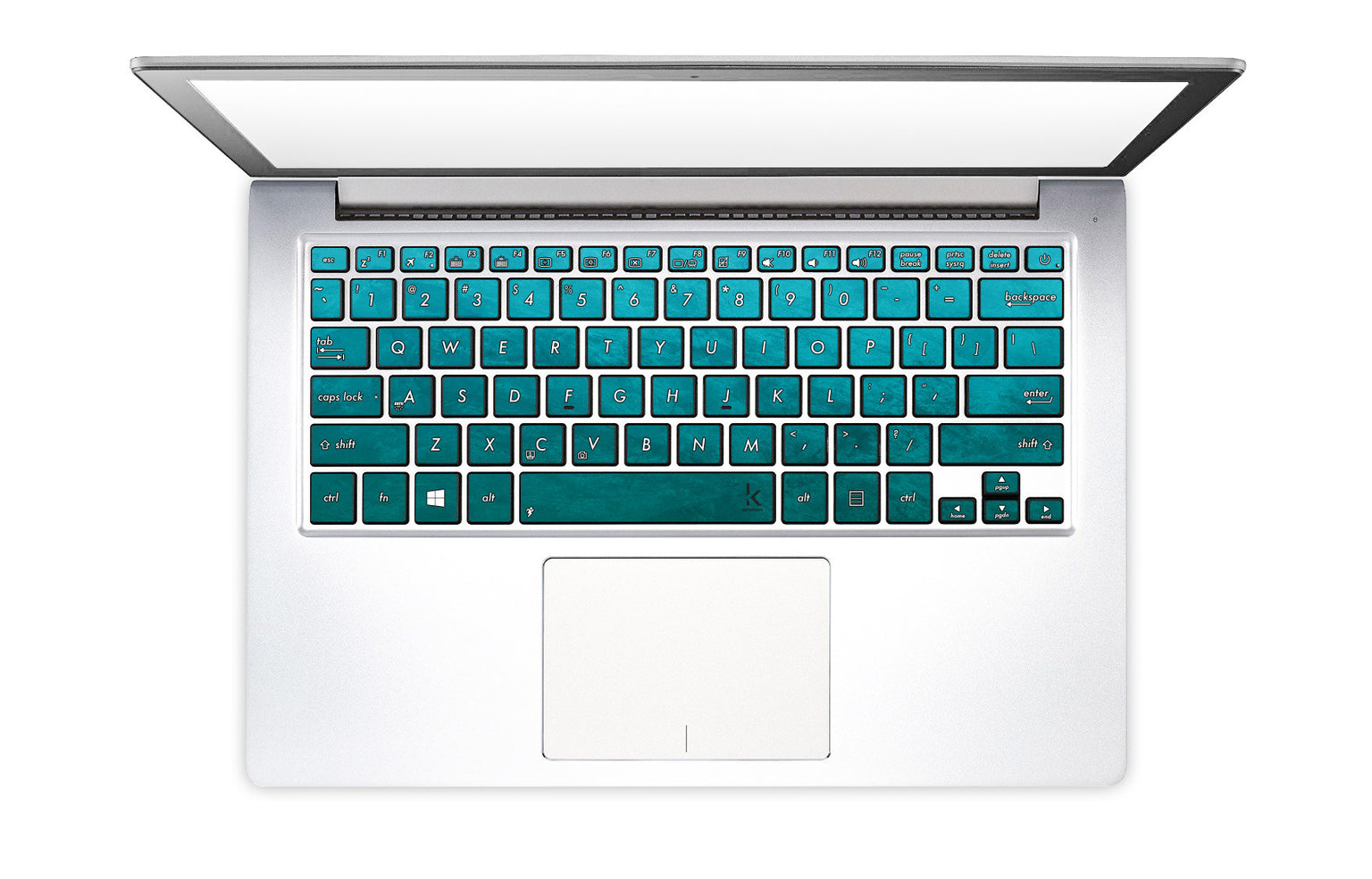 Petroleum Blue Laptop Keyboard Stickers