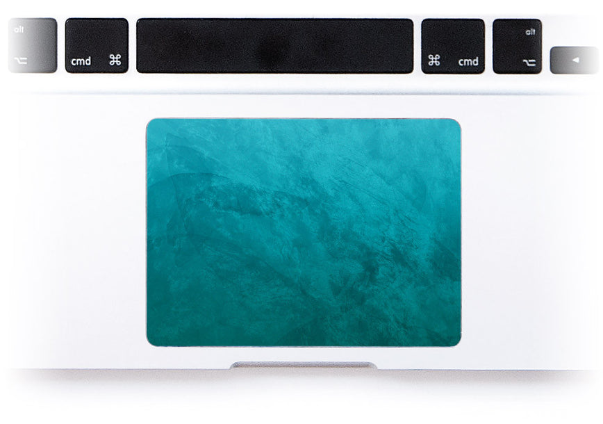 Petroleum Blue MacBook Trackpad Sticker