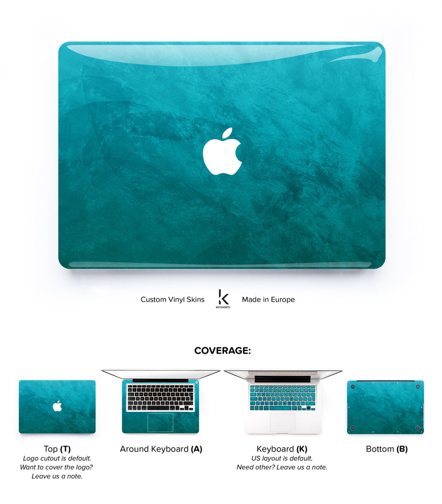 Petroleum Blue MacBook Skin 2