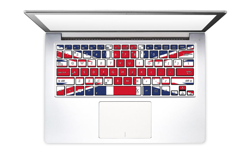Keyboard stickers with UK Flag