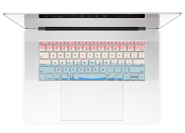 Acrylic Ombre MacBook Keyboard Stickers alternate
