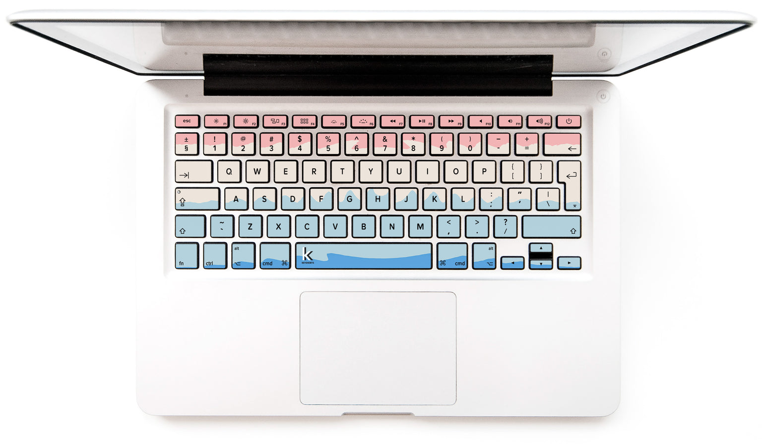 Acrylic Ombre MacBook Keyboard Stickers