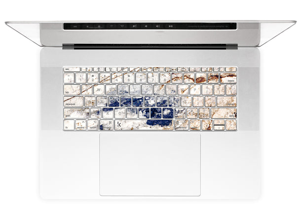 Amazing Marble MacBook Keyboard Stickers alternate