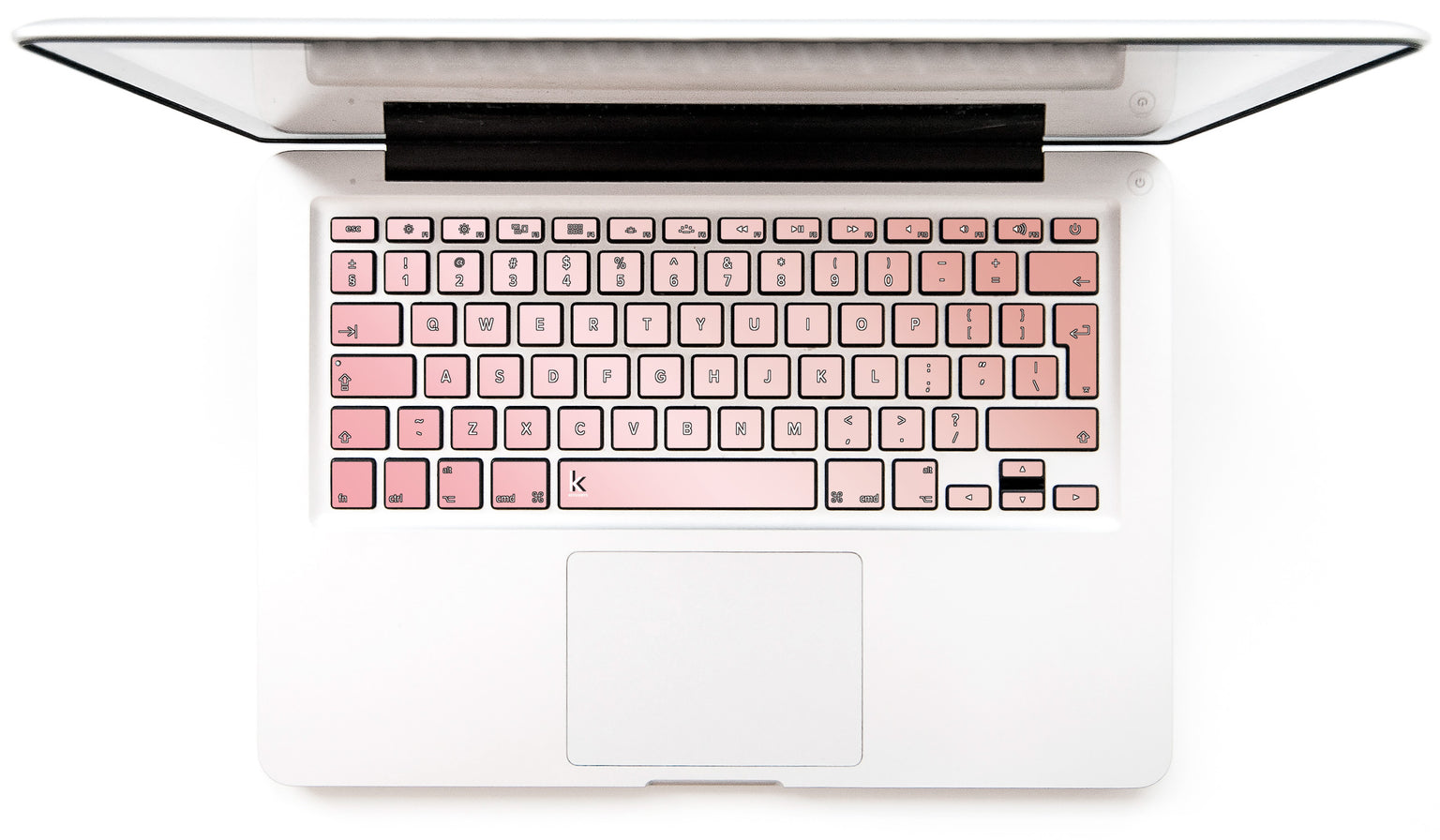 Antique pink ombre MacBook Keyboard Stickers
