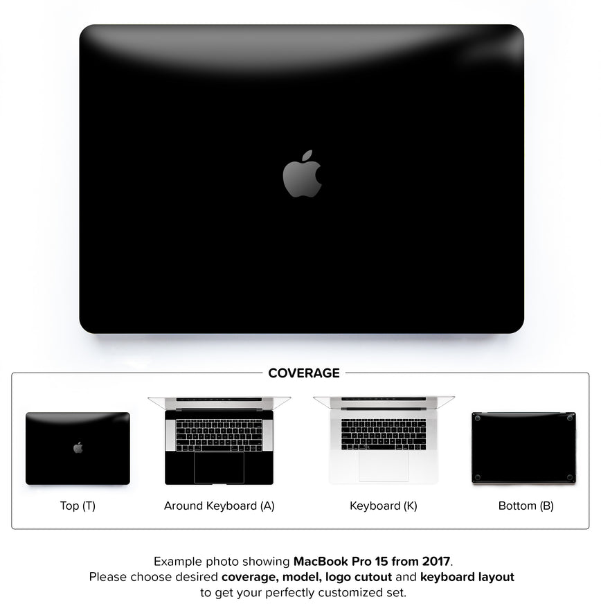 Simple Black MacBook Skin