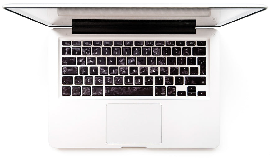 Black Style Marble MacBook Keyboard Stickers
