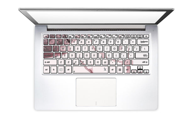 Blush Moment Laptop Keyboard Stickers