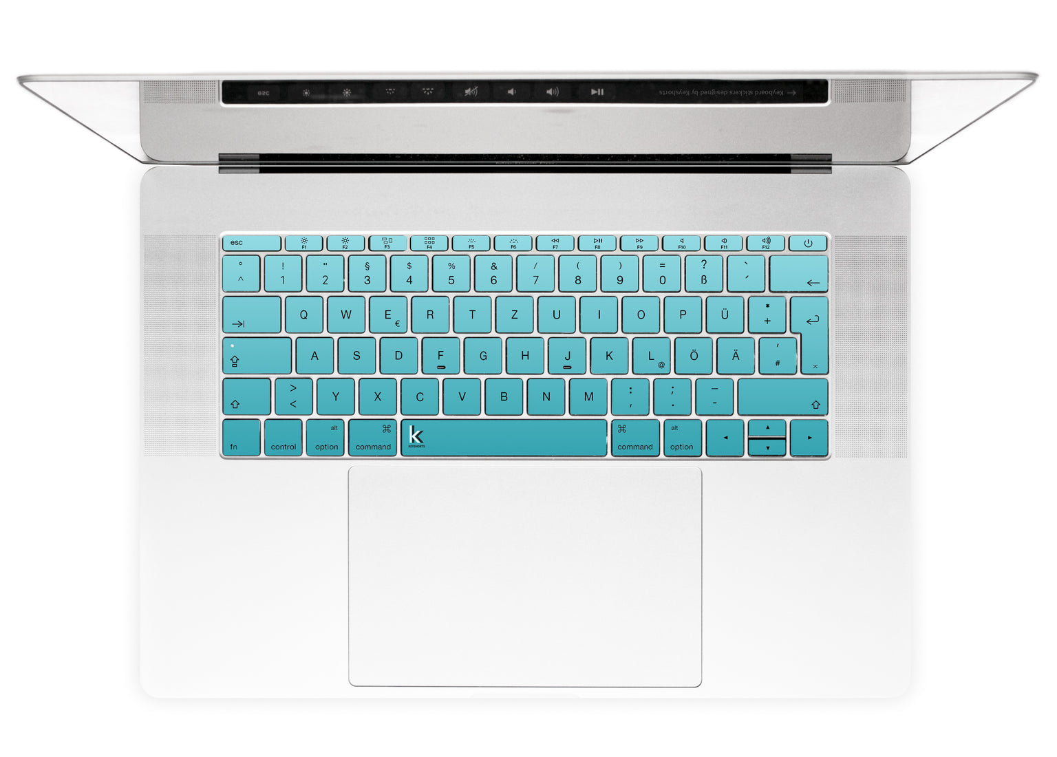California Ride MacBook Keyboard Stickers alternate German keyboard
