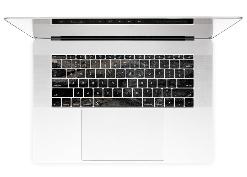 Carbon Black MacBook Keyboard Stickers alternate
