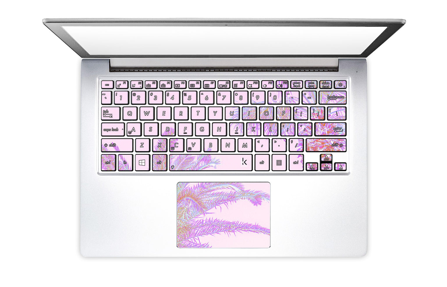 Coco Rose Laptop Keyboard Stickers with trackpad sticker