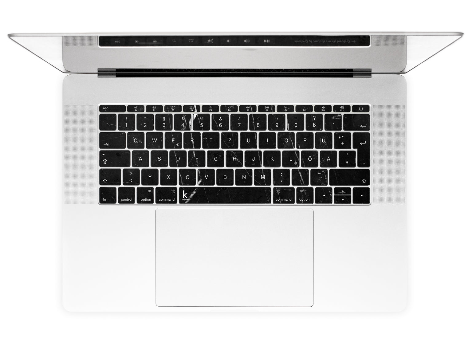 Coffee Marble MacBook Keyboard Stickers alternate German keyboard